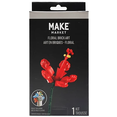 Hibiscus Floral Brick Art Kit by Make Market®