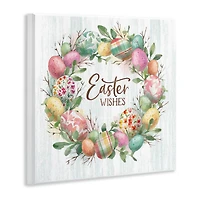Stupell Industries Easter Wishes Wreath Wall Plaque Art
