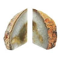 Natural Agate Bookends Set of 2