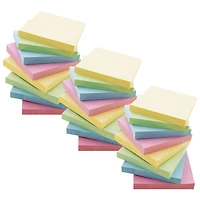 BAZIC Products® 3" x 3" Assorted Sticky Notepads