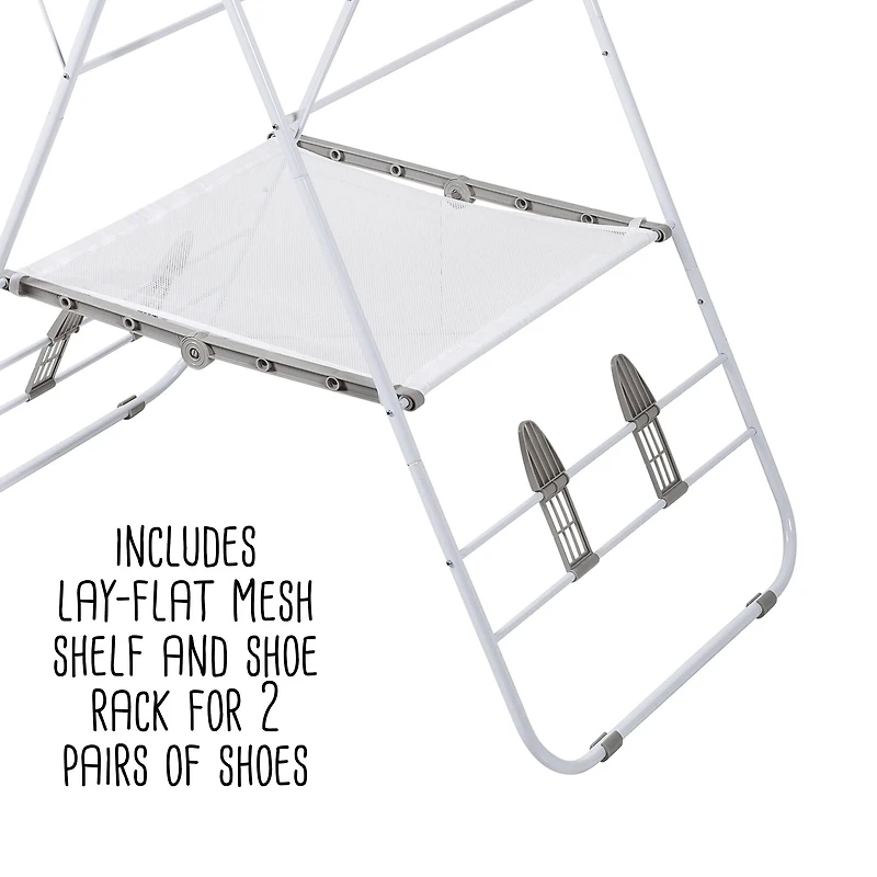 Honey Can Do Large Expandable & Collapsible Gullwing Clothes Drying Rack