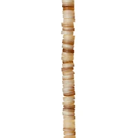 White Shell Rondel Beads, 7mm by Bead Landing™