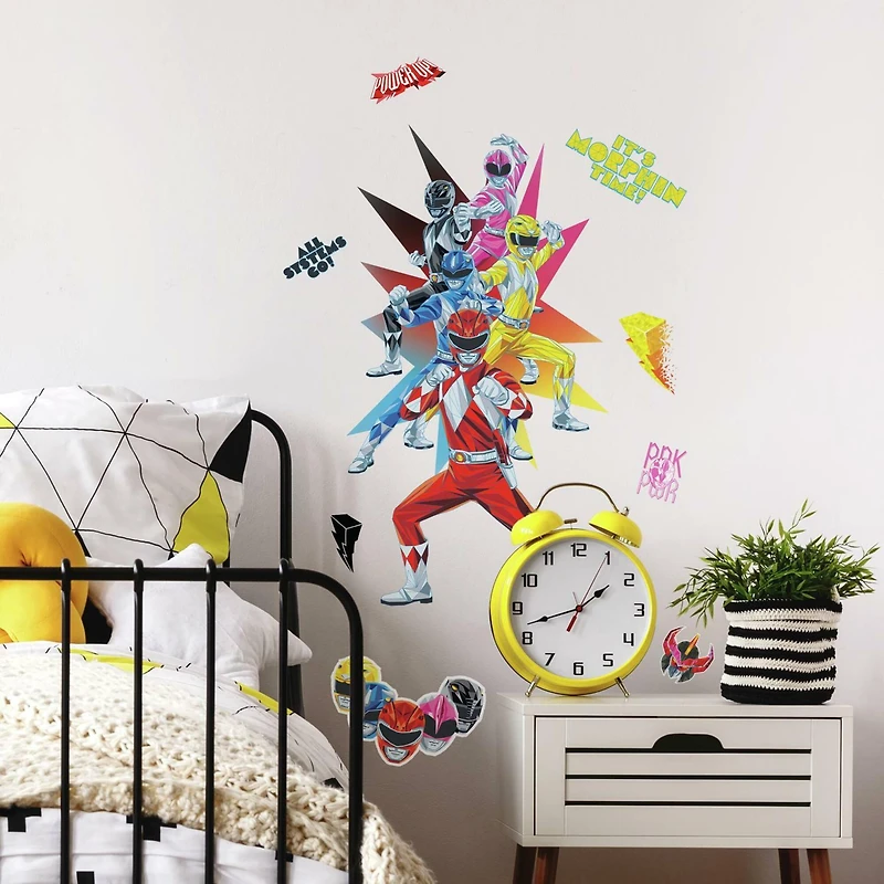 RoomMates Power Rangers Peel & Stick Giant Wall Decals