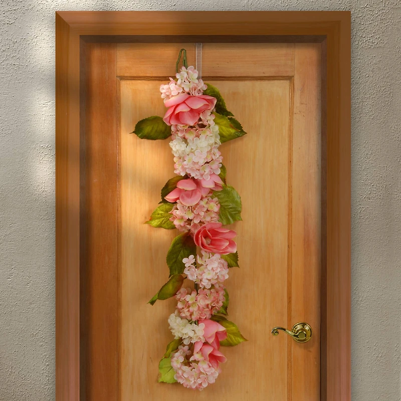 4ft. Rose & Hydrangea Garland