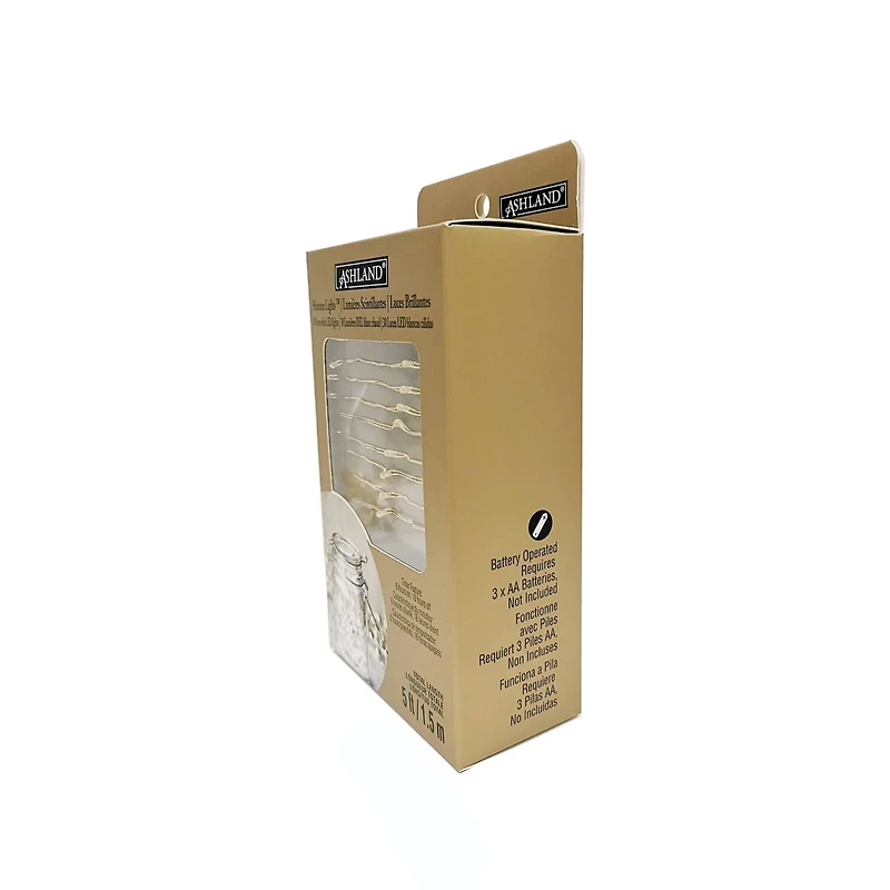 12 Pack: Shimmer Lights™ Gold LED String Lights by Ashland®