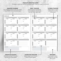 TF Publishing Large Undated Wellness Planner