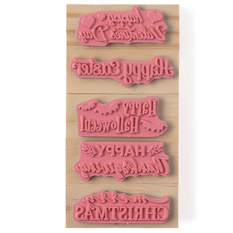 Holidays Wood Stamp Set by Recollections™