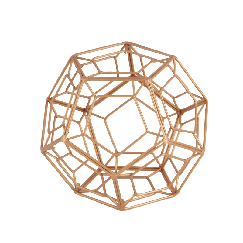 Bronze & Gold Metal Modern Orb Set