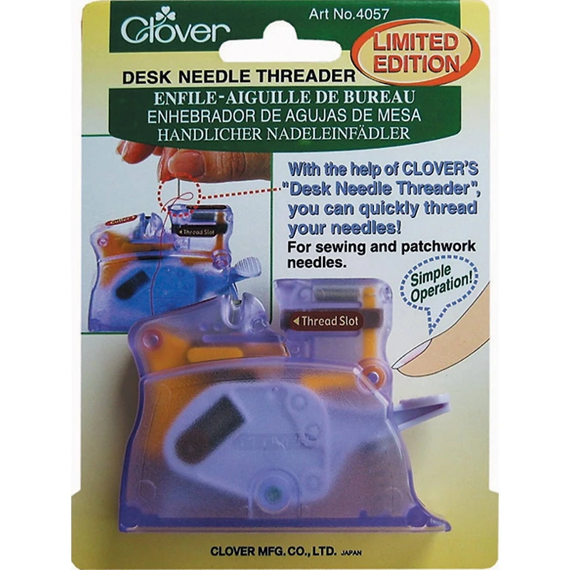 Clover Purple Desk Needle Threader