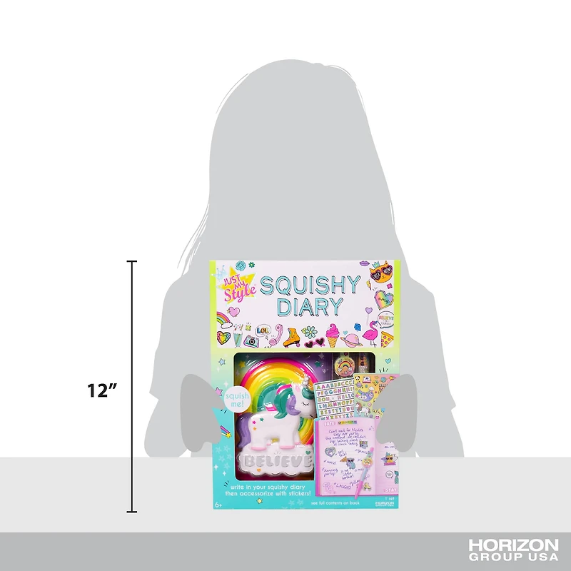 Just My Style® Squishy Unicorn Diary