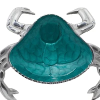 Set of 3 Silver Aluminum Coastal Serving Bowl, 11" x 1"