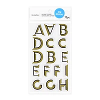Gold Drop Shadow Alphabet Stickers by Recollections™