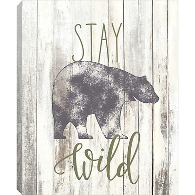 RoomMates Stay Wild Canvas Wall Art