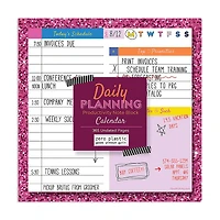 TF Publishing Undated Rainbow Daily Note Block for Productivity & Lists Desktop