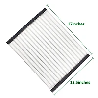 NEX™ Foldable Gray Silicone Over-the-Sink Dish Drying Rack