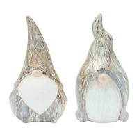 Terra Cotta Gnome Figurine Set