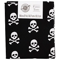 Black Skull Fabric By Loops & Threads®