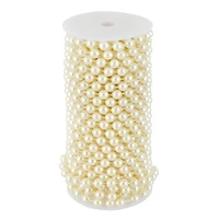 10mm Ivory Round Plastic Pearl Bead Garland, 50ft. by Bead Landing™