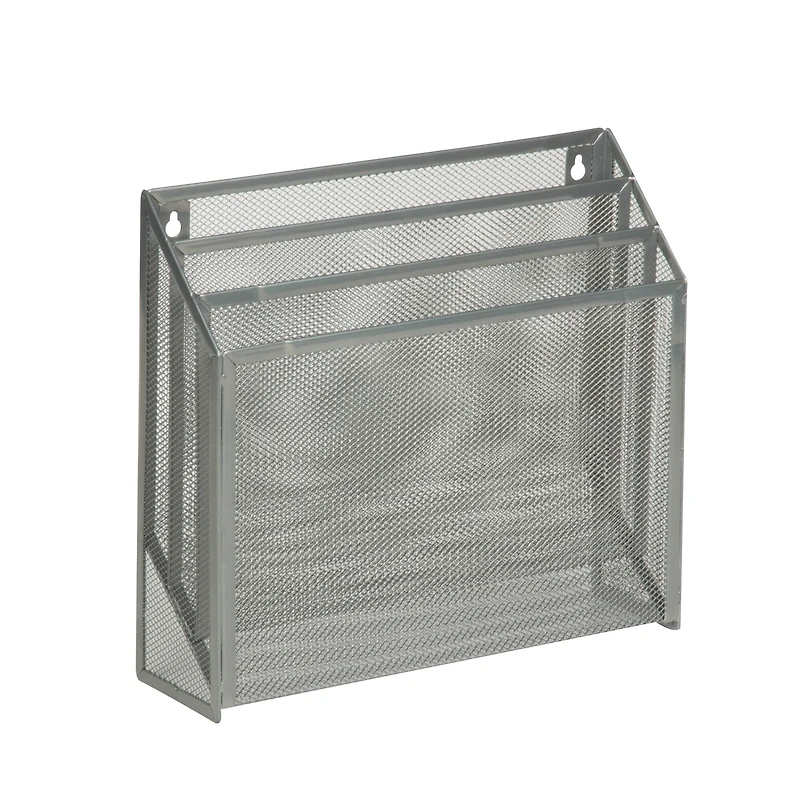 Honey Can Do Silver Mesh Vertical File Sorter