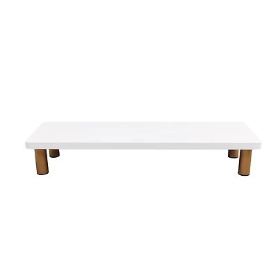 15.75" Gold & White Desktop Stand by Ashland®