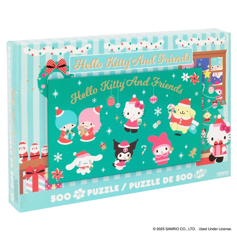Hello Kitty® & Friends 500 Piece Holiday Ornaments Puzzle