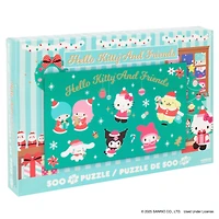Hello Kitty® & Friends 500 Piece Holiday Ornaments Puzzle