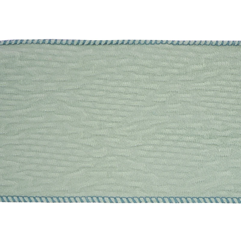 3.5" x 15ft. Sage Wired Velvet Ribbon by Celebrate It®
