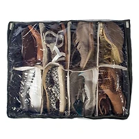 DII® 23" Damask 8-Shoe Pair Soft Storage Bag