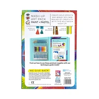 Bright Stripes Paint & Pastel Mash Up Art Pack