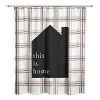 This is Home Shower Curtain