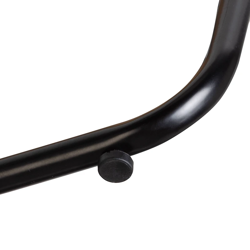 Honey Can Do Black Square Side Table