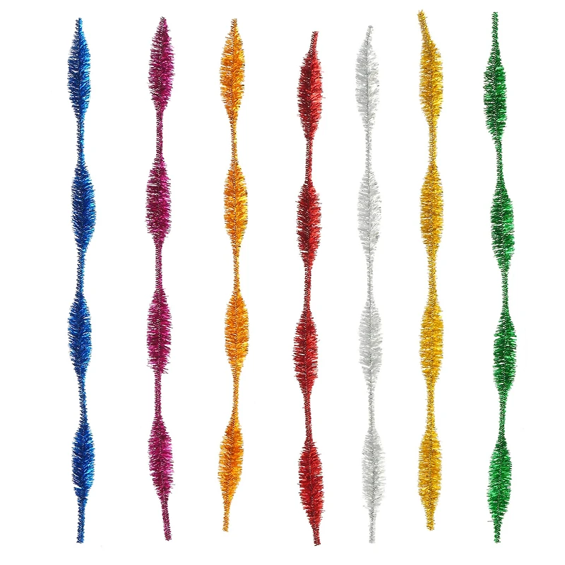 Sparkle Primary Mix Wave Chenille Pipe Cleaners, 25ct. by Creatology™