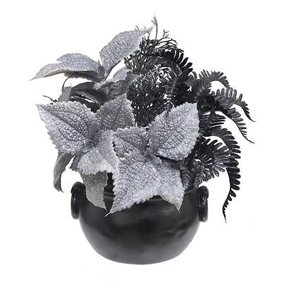 8" Potted Fern Mix in Cauldron by Ashland®