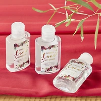 Kate Aspen® Burgundy Blush Floral Hand Sanitizer Wedding Party Favors, 12ct.