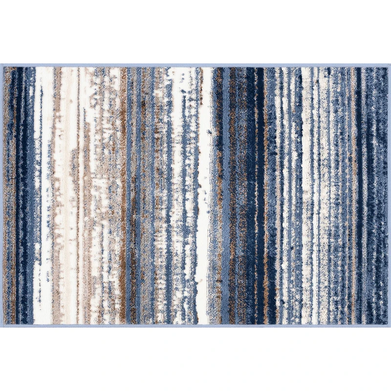 Blue Multi Stripe Area Rug by Ashland