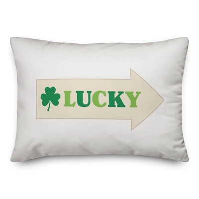 Lucky Arrow 14" x 20" Throw Pillow