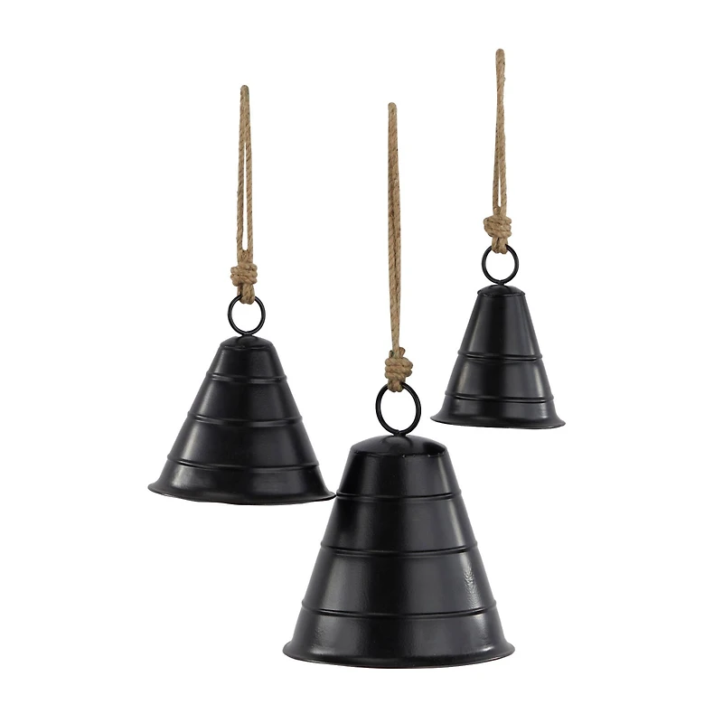 Metal Bohemian Decorative Cowbells Set