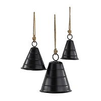 Metal Bohemian Decorative Cowbells Set