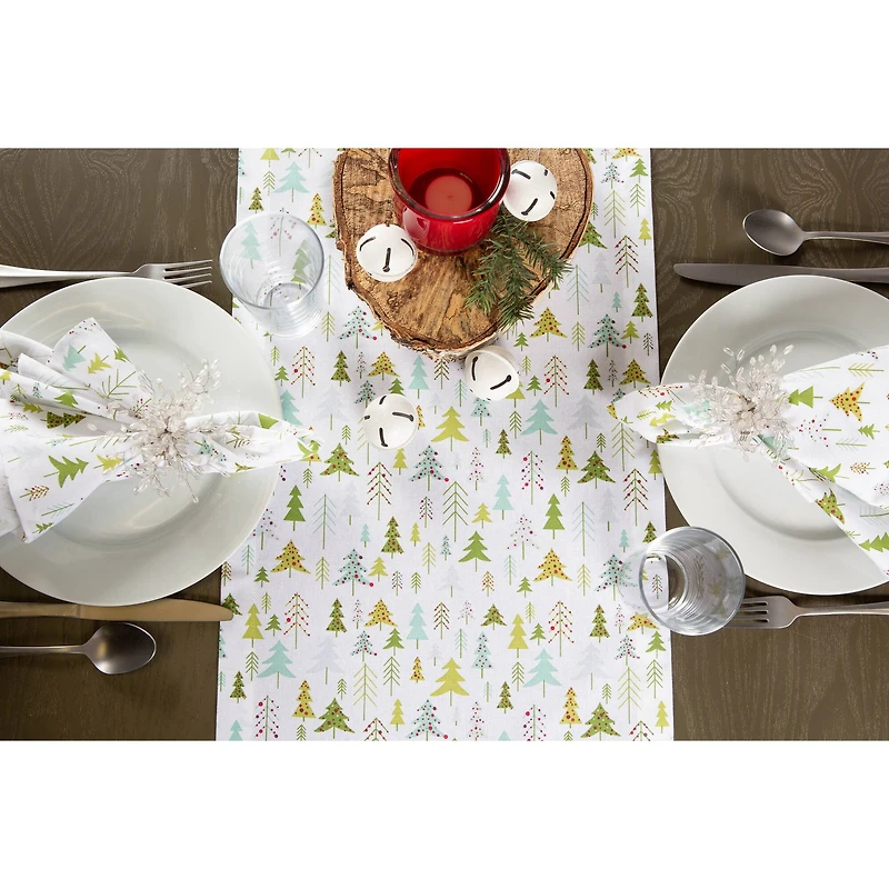DII® 108" Holiday Woods Printed Table Runner