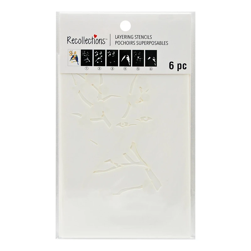 Birds in Tree Layering Stencils by Recollections™
