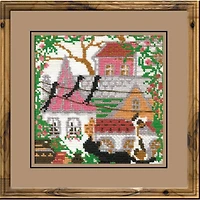 RIOLIS City & Cats Summer Counted Cross Stitch Kit R612