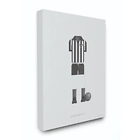 Stupell Industries Garrincha Canvas Wall Art