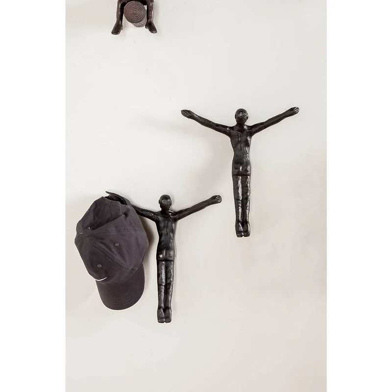 The Novogratz 10" Aluminum Modern Figurine Wall Décor Set