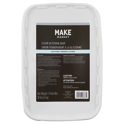6 Pack: Clear Glycerin Soap, 10lb. by Make Market®