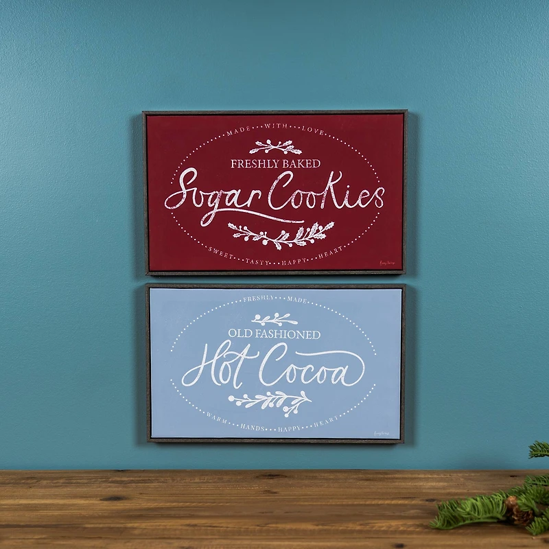 Winter Cookies & Cocoa Wall Sign Set