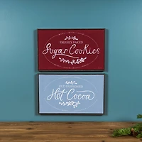 Winter Cookies & Cocoa Wall Sign Set