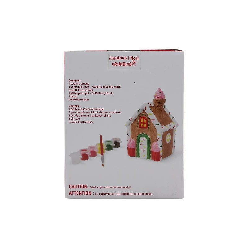 3D Ceramic Gingerbread House Kit by Creatology™