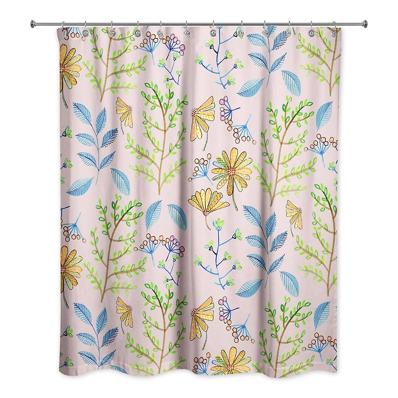 Spring Flowers Shower Curtain