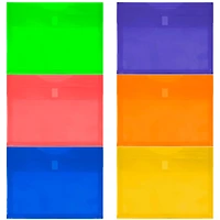 JAM Paper 9.75" x 13" Plastic Expansion Hook & Loop Closure Envelopes, 6ct.
