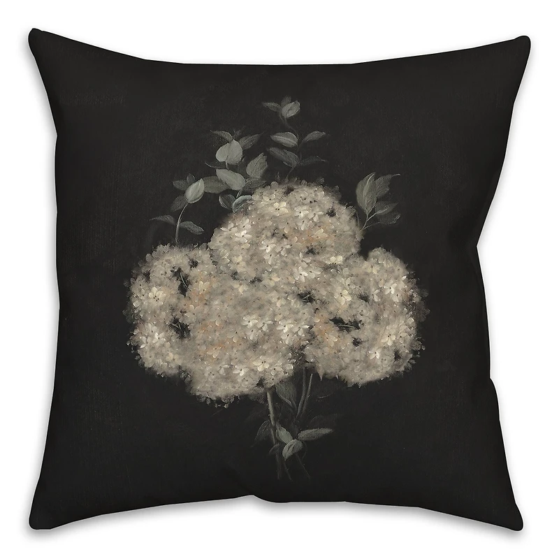 Moody Hydrangeas 18" x 18" Indoor/Outdoor Pillow